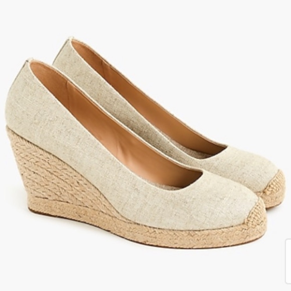 NWT J. Crew Espadrille Wedges